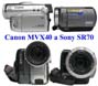 Srovnání videokamer MVX40 a SR70 (Klikni pro zvětšení)