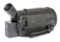 Videokamera Sony FDR-AX53 v detailu zadní perspektivy 