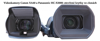 Panasonic HC-X2000 a Canon XA40: clony OPEN...