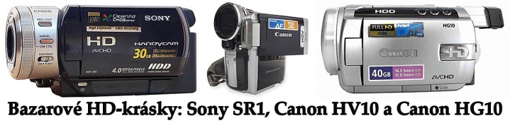 Krásné HD-kamery nedávné historie našeho oboru...