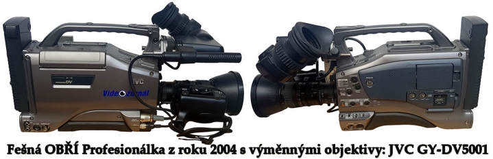 IMPOZANTNÍ Profesionálka JVC GY-DV5001 z r. 2004