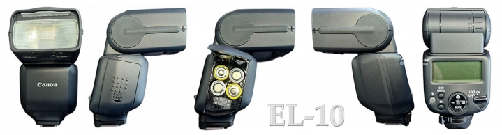 Výkonný, k PowerShot-V1 vhodný Blesk Canon SL-EL10