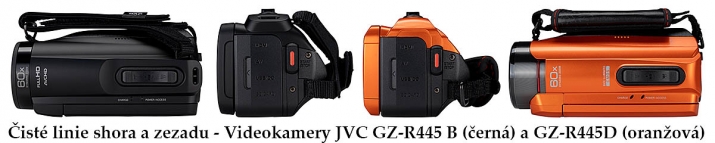 JVC GZ-R445B/D: čisté linie barevných Videokamer,...