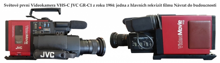 První Videokamera VHS-C na světě JVC GR-C1... 