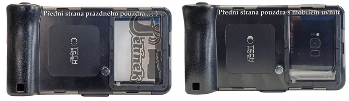 Podvodní pouzdro TECH-PROTECT IPX8 s mobilem a bez