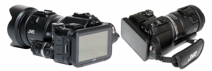 Videokamera JVC GC-PX100 s detaily krásného stroje 