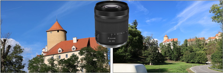 Canon RF 24-105 f/4-7.1 IS STM: rozsah transfokátoru
