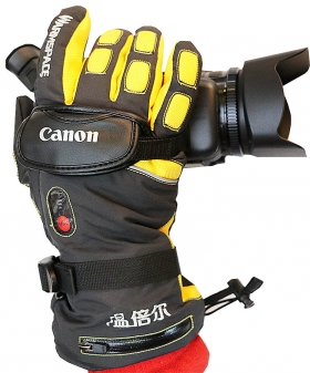 Vyhřívané rukavice s videokamerou Canon HF G40