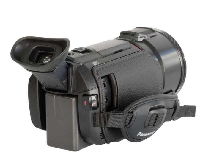 Videokamera Panasonic VXF1: detail stroje zezdau