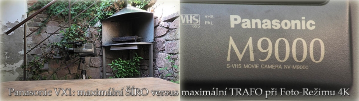 Panasonic HC-VX1: rozsah ohnisek v symbolické scéně