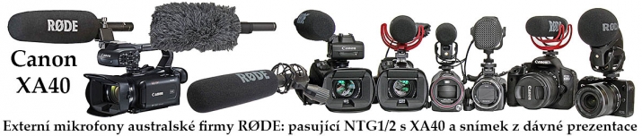 Mikrofony RODE k Videokamerám Canon: ROZHODNĚ